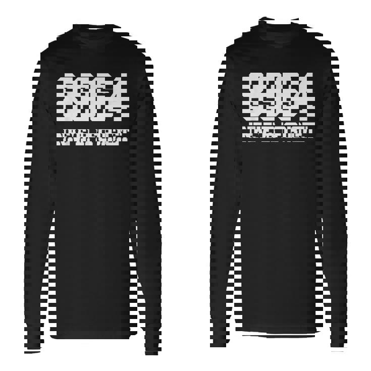 ホワイト 8964 Never Forgetelf-Defense 長袖Tシャツ