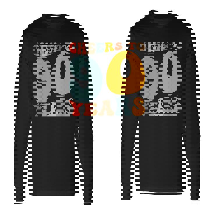 90歳 誕生日 パーティー お祝い 乾杯 90歳 長袖Tシャツ