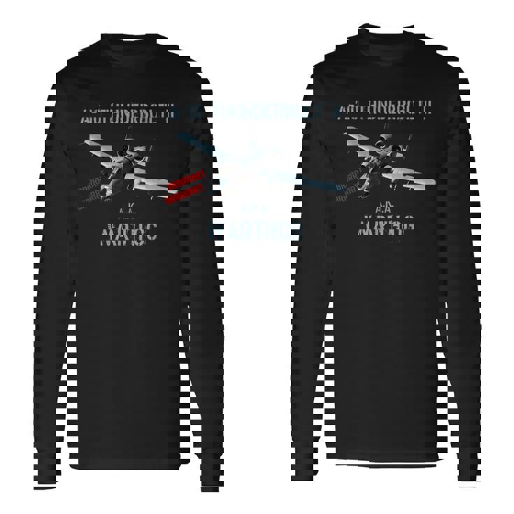 A-10 Warthog アタックジェット A-10 サンダーボルト 長袖Tシャツ