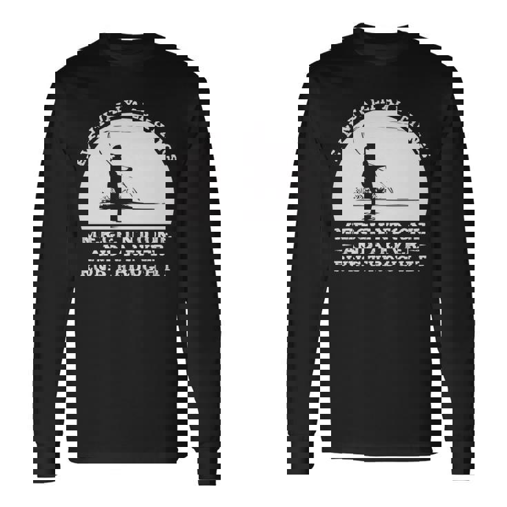 A River Runs Through It フライフィッシング 長袖tシャツ 長袖Tシャツ