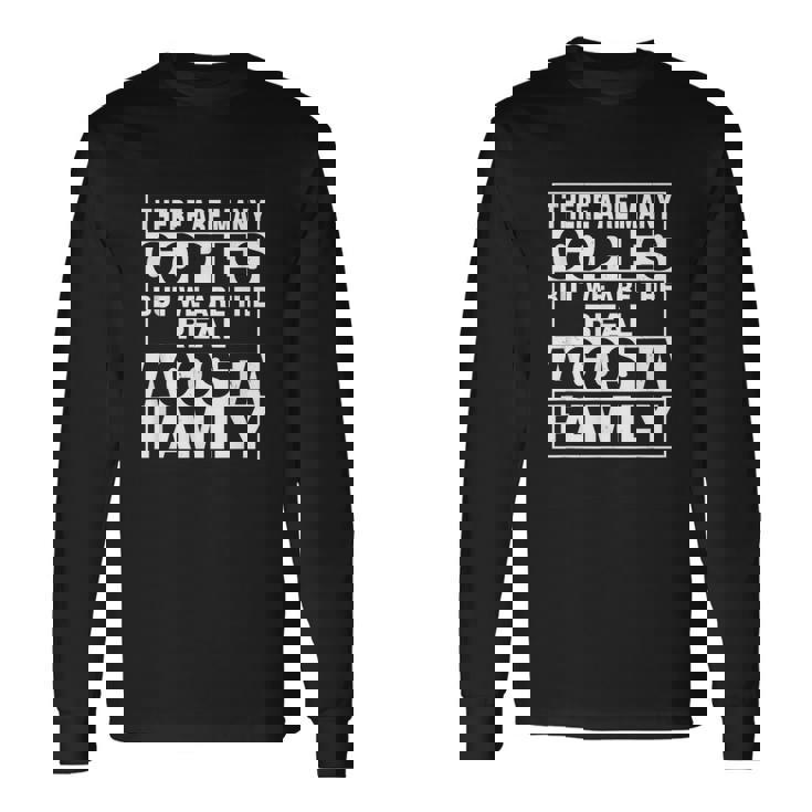 Acosta 姓 ファミリーネーム パーソナライズ Acosta 長袖Tシャツ