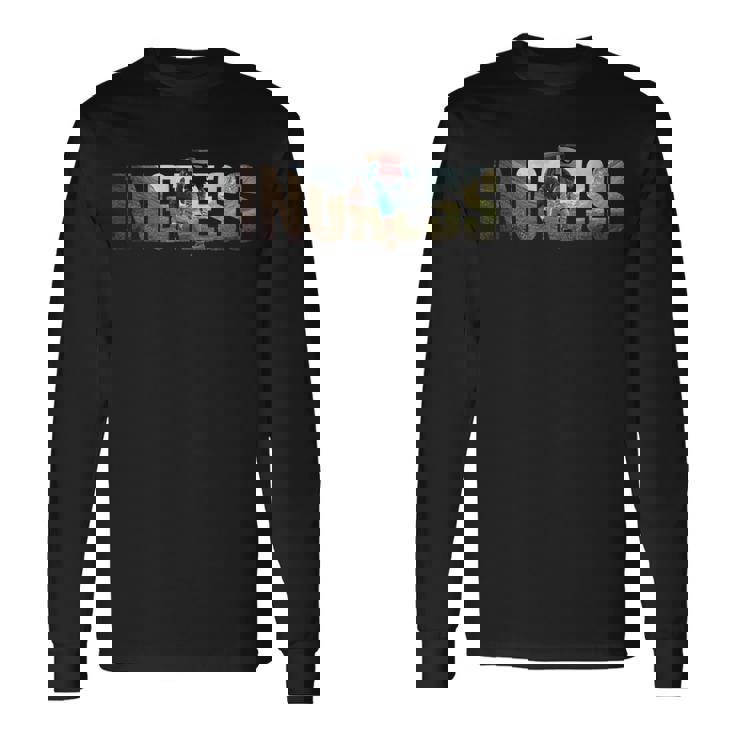 Adventures On Foot 長袖Tシャツ