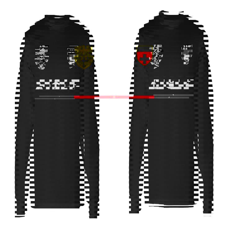 Aigle スポーツサッカージャージ フラッグ フットボール 長袖Tシャツ