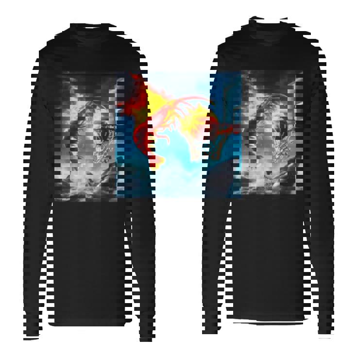 Aiharkのエビダンキング。 長袖Tシャツ