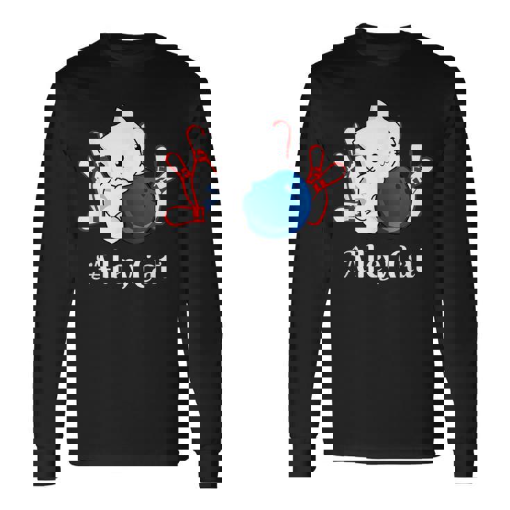 Alley Cat ボーリングtシャツ 長袖Tシャツ