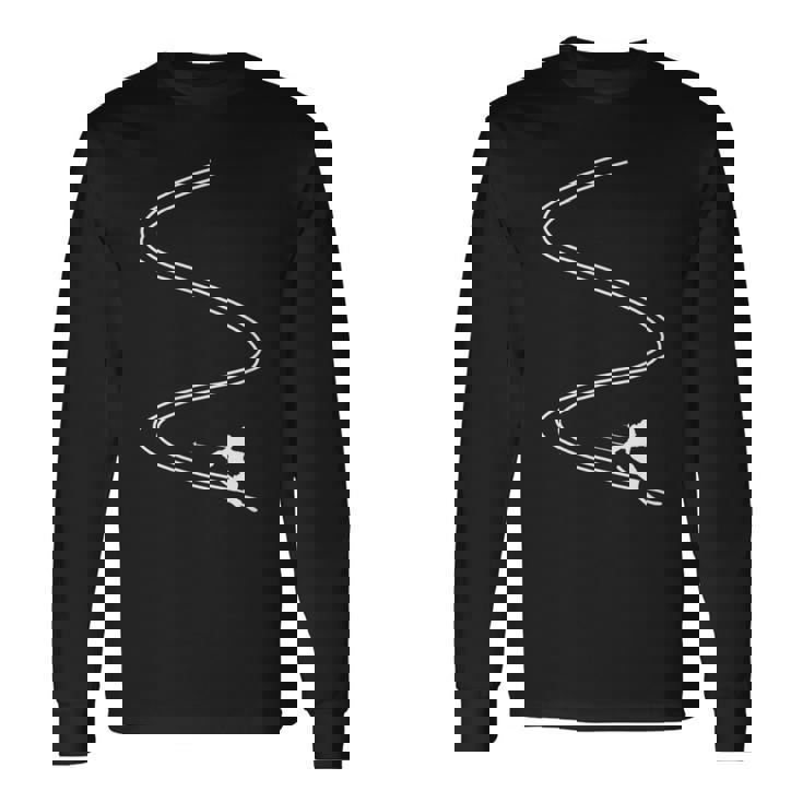 Alpinekiing ディープスノーパウダー ファーストライン スキー ホリデー 長袖Tシャツ