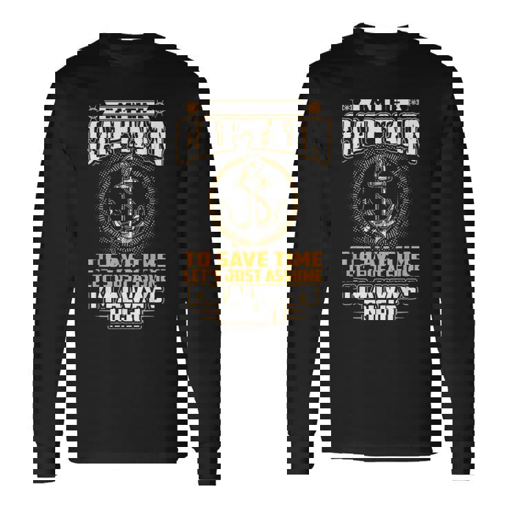 I Am The Captain 長袖Tシャツ