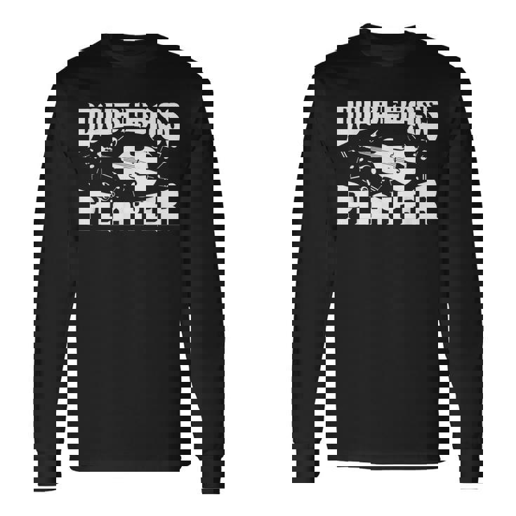 Amante Del Contrabajo Divertido Contrabajista Camiseta de manga larga Ideas de regalos