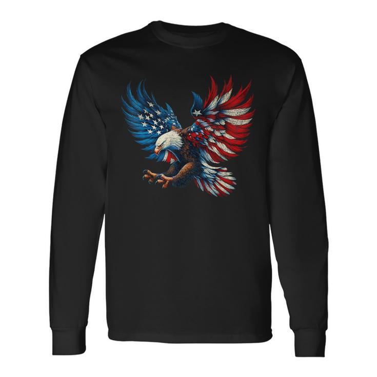 Mammoth USA Flagge T-Shirt Mit Adler – Premium Baumwollshirt Für Herren & Damen