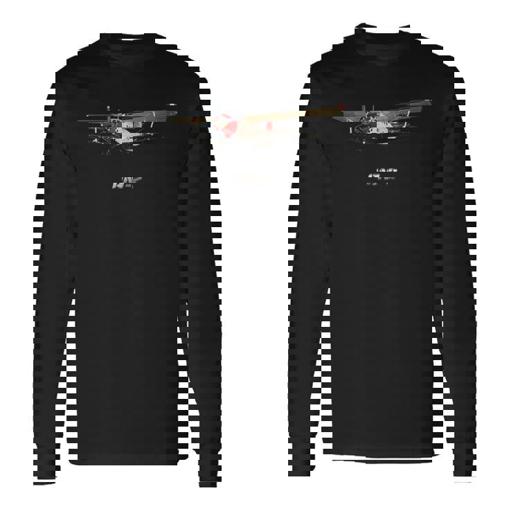 An-2、世界最大の単気筒複葉機 長袖Tシャツ