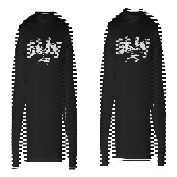 Angry Bad Boy Cool Bad Boys Fashion Graphic tyle 長袖Tシャツ