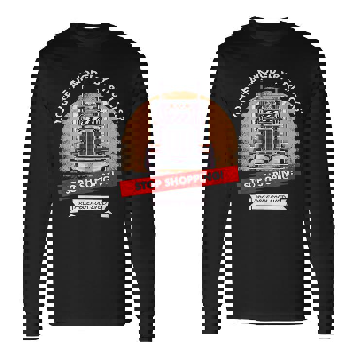 Annoyed By Trucks トラック ドライバー トラッカー 長袖Tシャツ