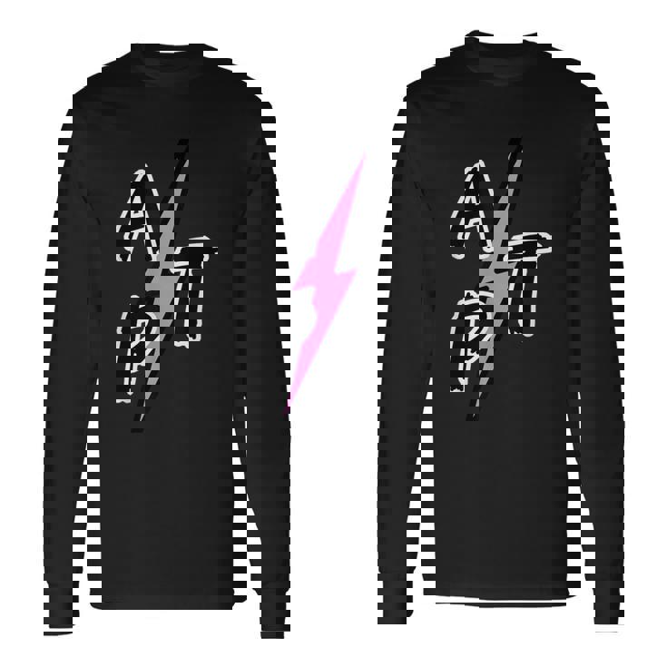 Aptアパツ、ピンクサンダー、トレンディファッション 長袖Tシャツ