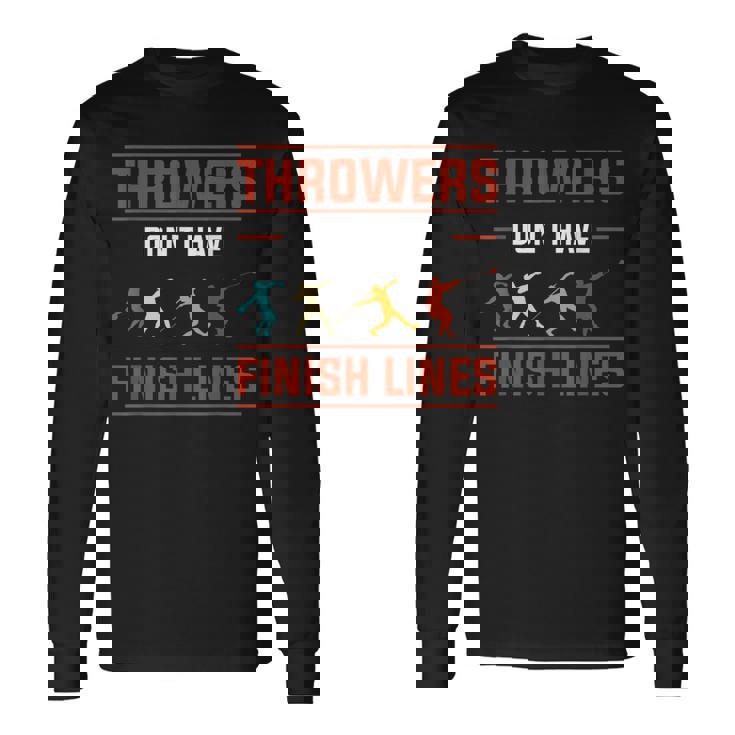 Athletics 円盤投げ ジャベリンスロー ハンマースロー ショットストライク 長袖Tシャツ