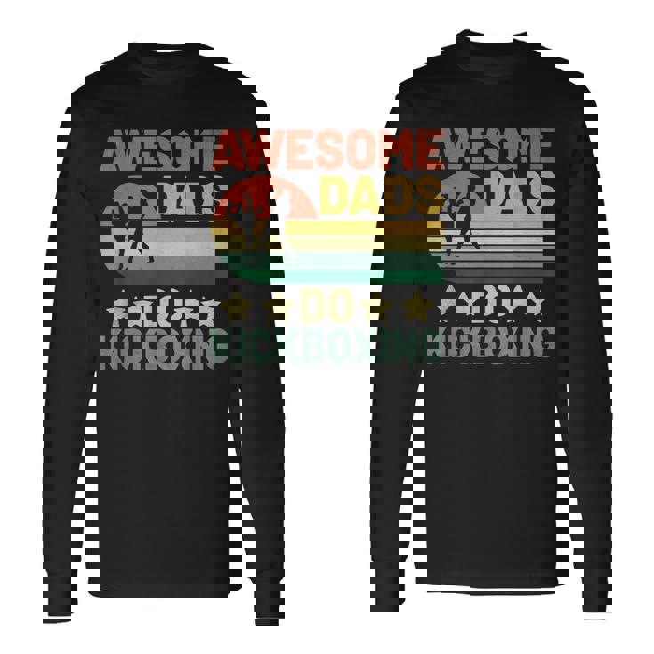 Awesome Dads Do キックボクシング キックボックス キックボクサー 長袖Tシャツ