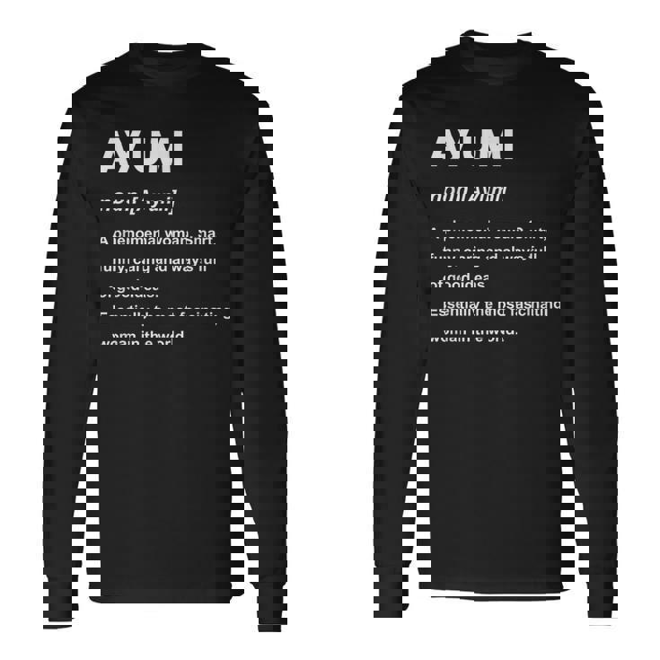 Ayumi 歩美 長袖Tシャツ