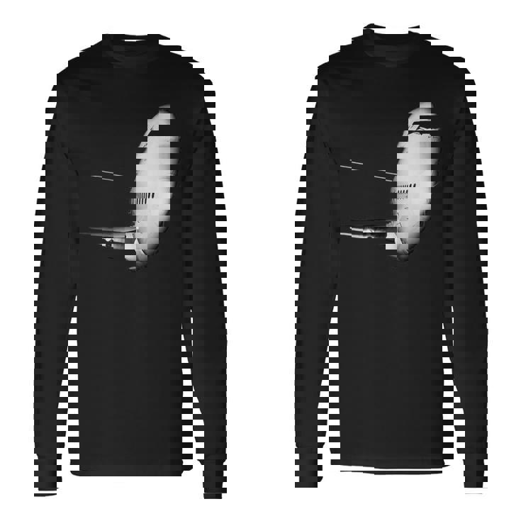 B747 ジャンボジェット 長袖Tシャツ