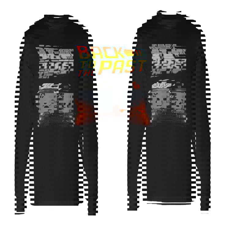 Back To The Past Undo Ctrl Z Geek Developers おもしろギフト 長袖Tシャツ