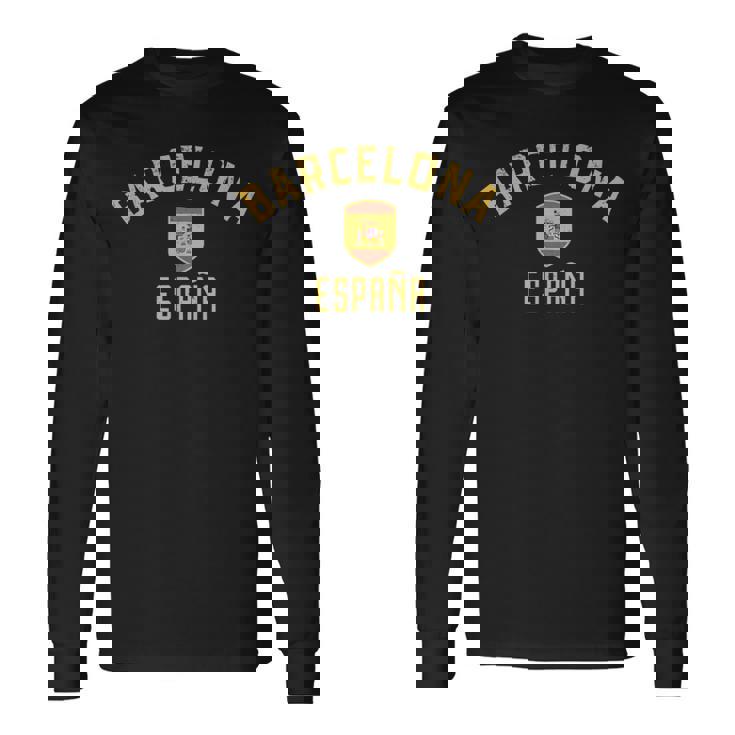 Barcelonapain スペイン、バルセロナ 長袖Tシャツ