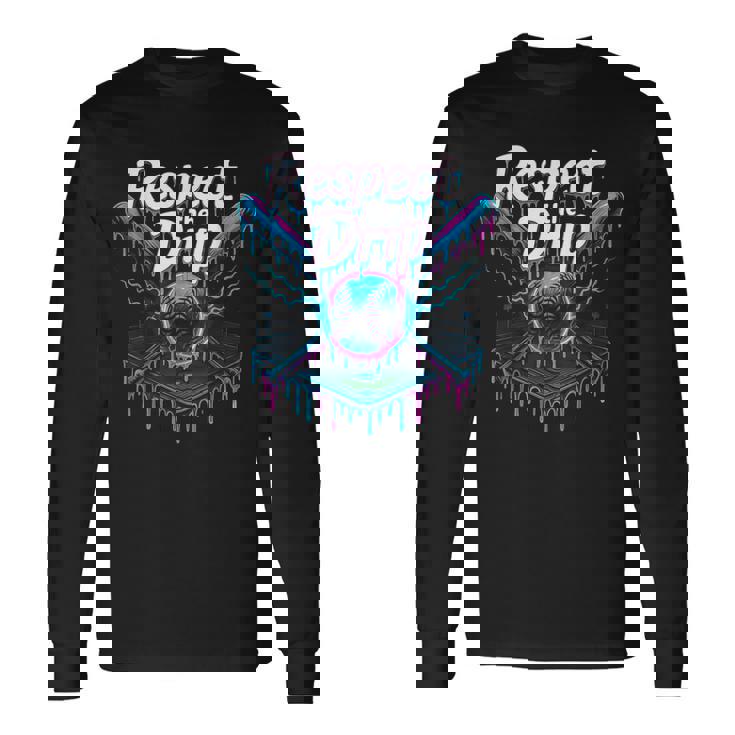 Baseball Drip For Boys Ice Cream Drip Youth Graphic Men Long Sleeve T-Shirt Gifts ideas