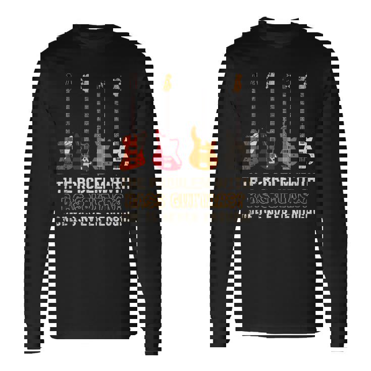 Bass Guitarist ミュージシャンギフト 楽器 ベースギター 長袖Tシャツ