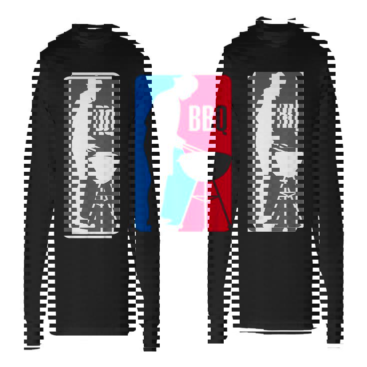 Bbq League グリルミートパロディ バーベキュー 長袖Tシャツ