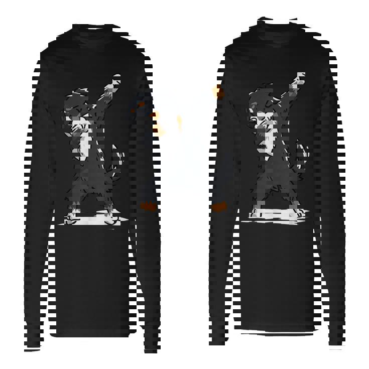 Bernese Mountain Dog ダブダンス ギフトシャツ 長袖Tシャツ