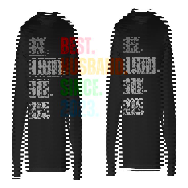 Best Husbandince 2023 2Nd Anniversary Husband 長袖Tシャツ