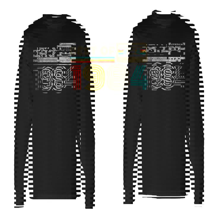 Best Of 1984 Classic Birthday 1984 Cassette Tapeintage 長袖Tシャツ