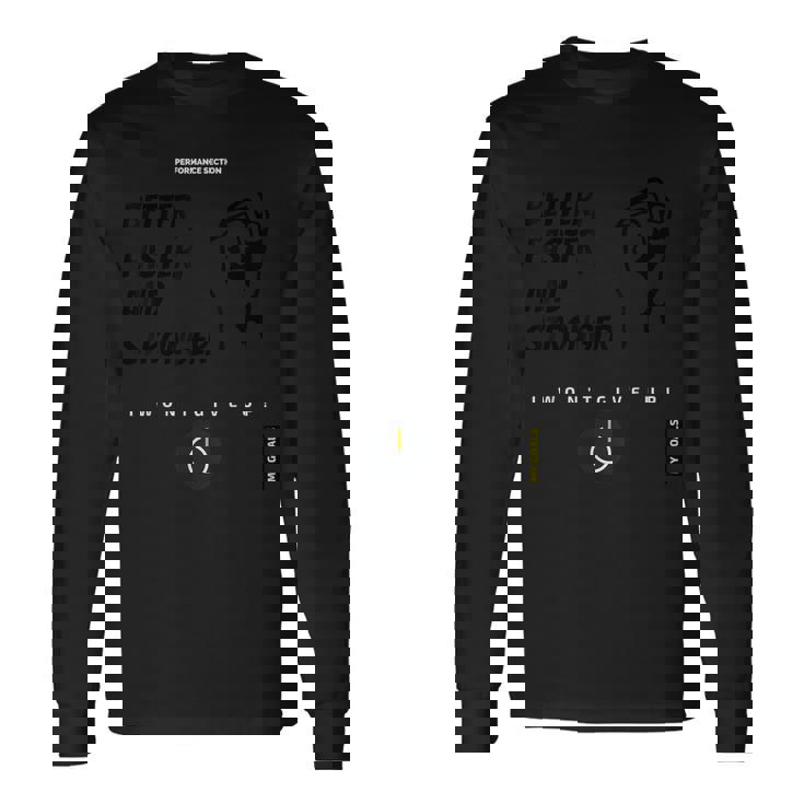 Better Faster Andtrongerporty メンズ&レディース 長袖Tシャツ