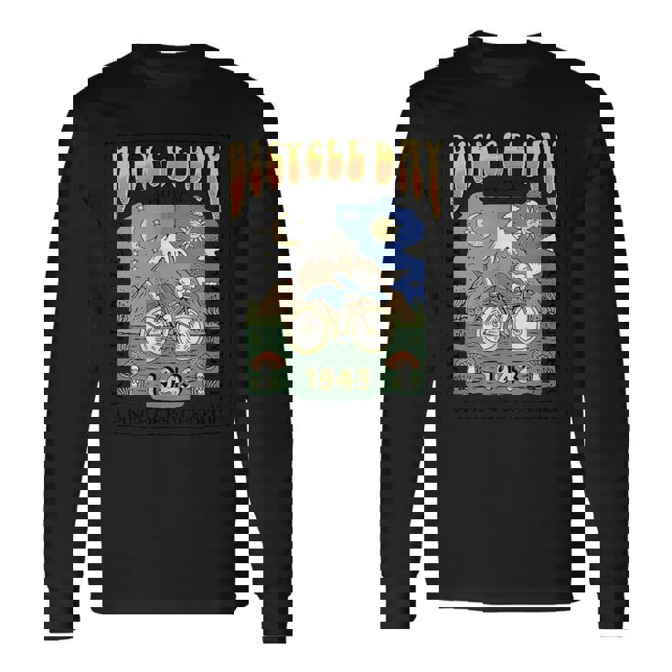 Bicycle Day アルバート・ホフマン Lsd サイケデリック実験 長袖Tシャツ