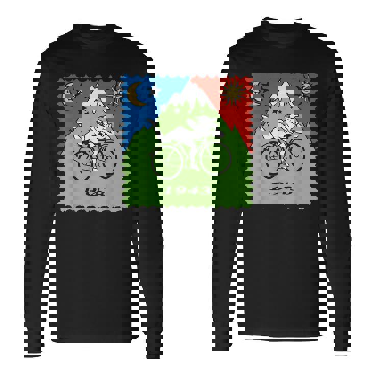 Bicycle Day 1943 Lsd Acid Hofmann Trip 長袖Tシャツ