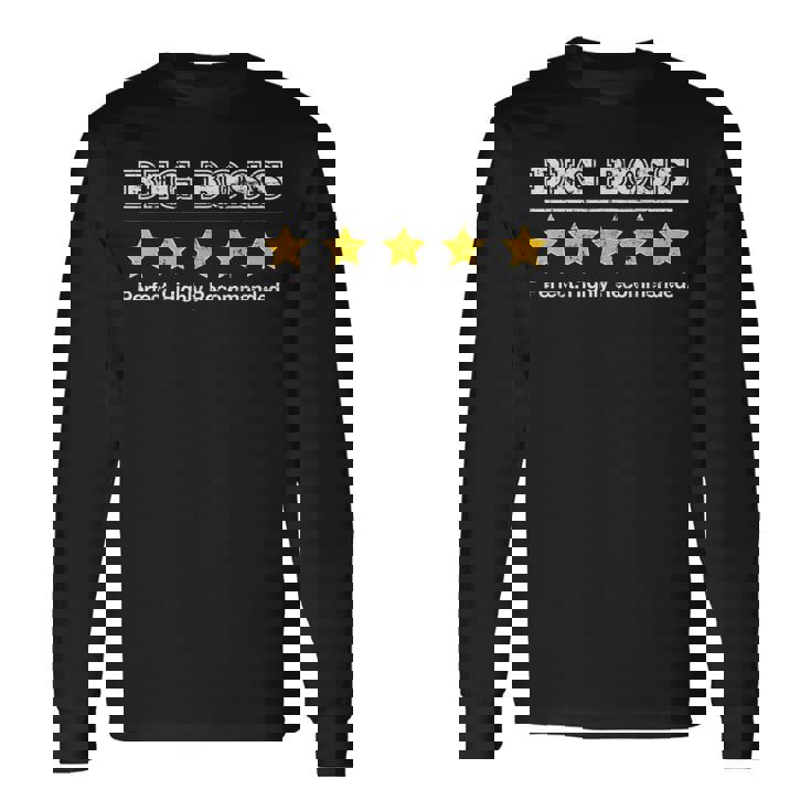 メンズ Big Boss 5Tar Reviewお父さんへの完璧な面白いギフト 長袖Tシャツ