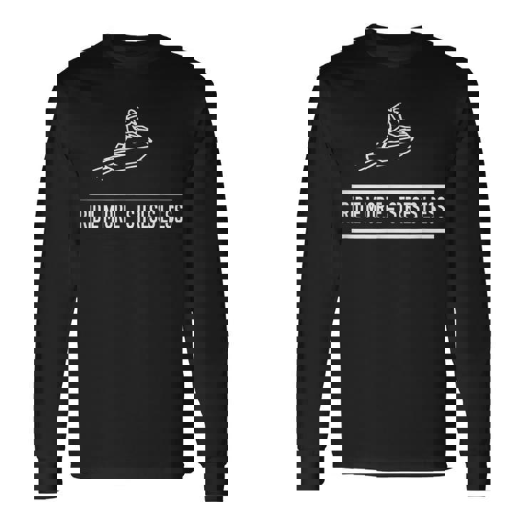 Big Wave -Eadoo Ride More、ストレスを軽減。 長袖Tシャツ