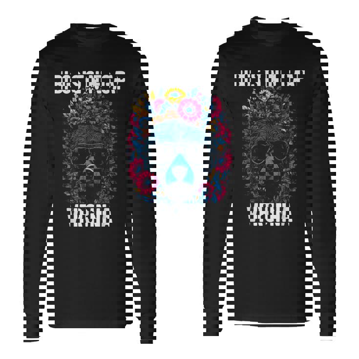 Bigtone Gap バージニア Usa クマと花のデザイン 長袖Tシャツ