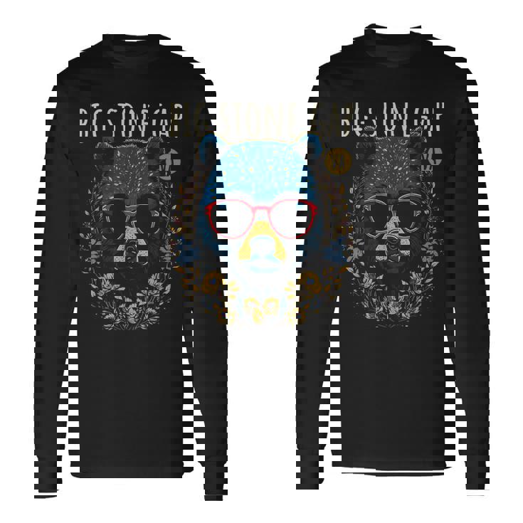 Bigtone Gapirginia Usa 風変わりなクマのデザイン 長袖Tシャツ