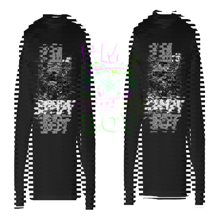 Im The Birthday Monster Truck Group Family Matching Party Long Sleeve T-Shirt
