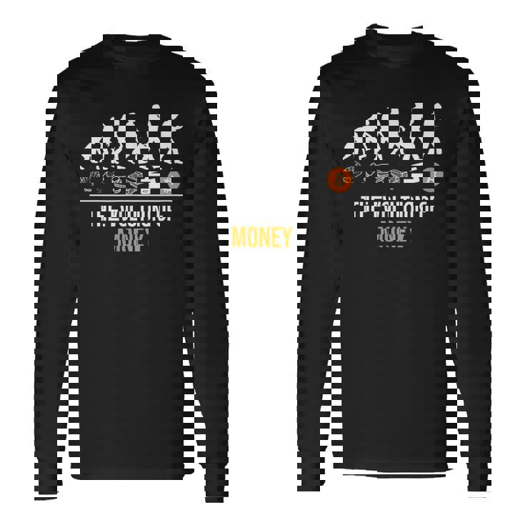 Bitcoin The Evolution Of Money 長袖Tシャツ