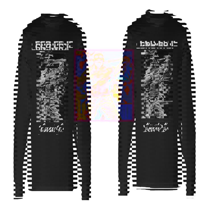 Bjj Legends Never Die Bjj Gi ブラジリアン柔術 長袖Tシャツ