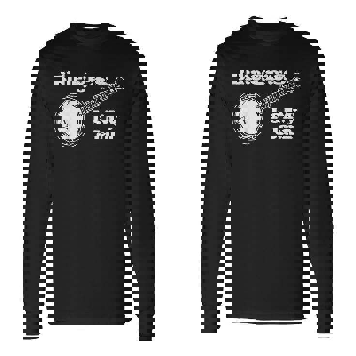 Bluegrass Is My Jam Banjo Musicintage Graphic 長袖Tシャツ