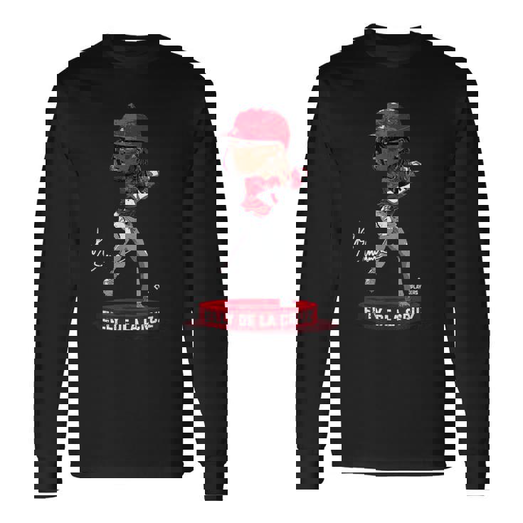 Bobblehead Elly De La Cruz Cincinnati Mlbpa 長袖Tシャツ