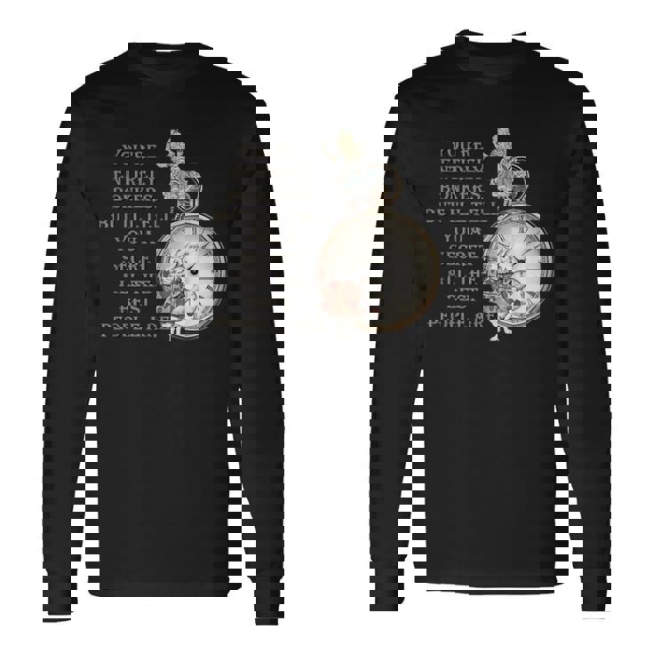 Bonkers Quote Time 不思議の国のアリス 長袖Tシャツ