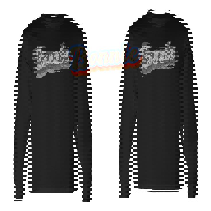 Bonnie 名前入りシャツ カスタムレタリング 70年代 長袖Tシャツ