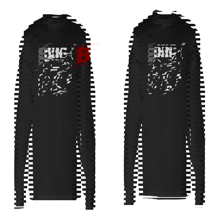 Boxeador Boxeador Amante Del Boxeo Camiseta de manga larga