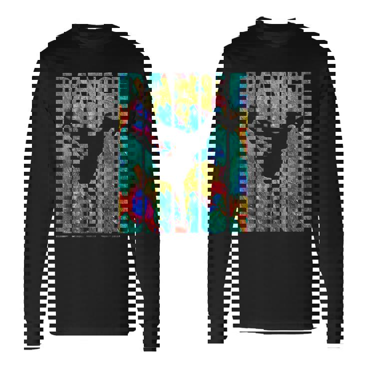 Breakdancing ヒップホップダンスギフト 楽しいグラフィティアート ブレイクダンス 長袖Tシャツ