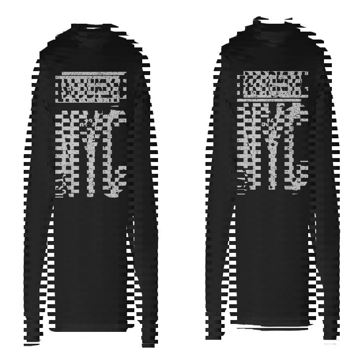 Brooklyn Est 1932 New York Usa Urban 長袖Tシャツ