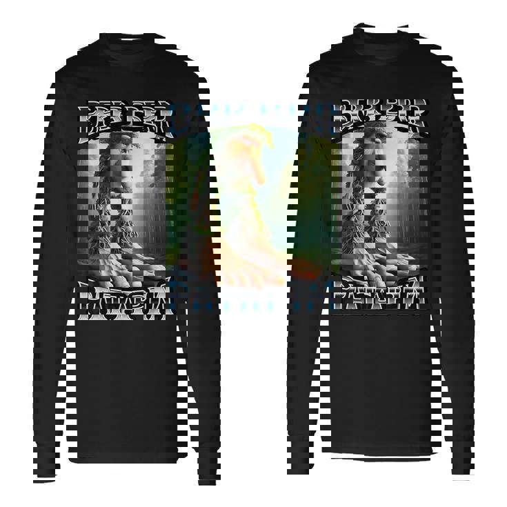 Brr Brr Patapim Italian Brainrot Camiseta de manga larga