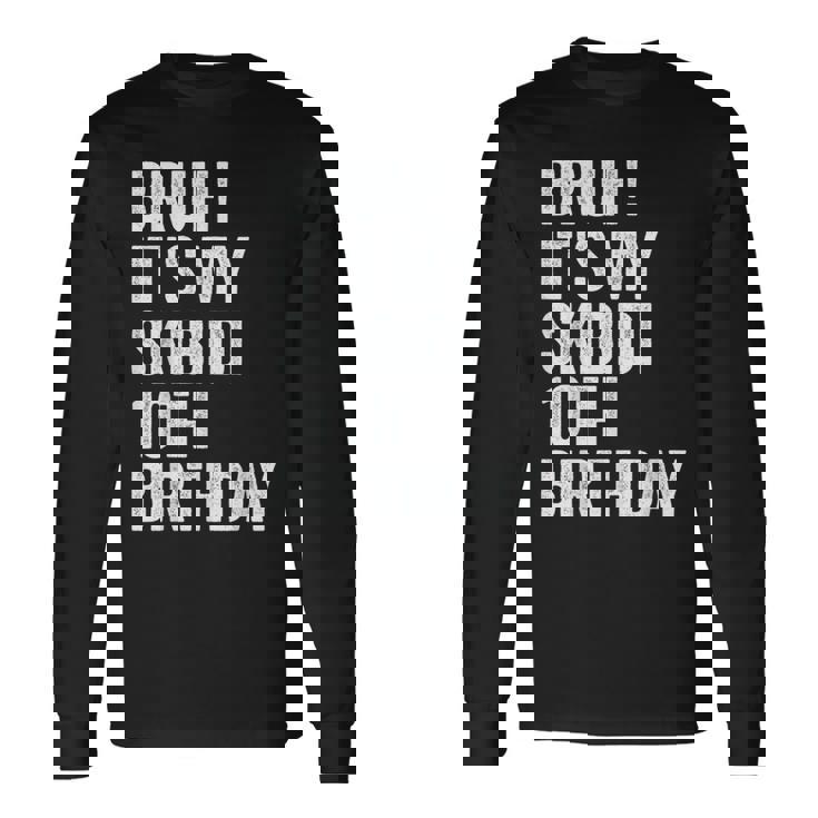 Bruh It's Mykibidi 10歳の誕生日プレゼント 10歳 男の子 長袖Tシャツ ギフトのアイデア