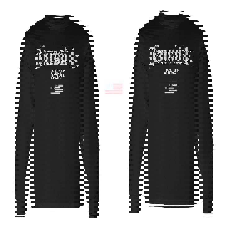 Brunswick Maine Gothic 長袖Tシャツ