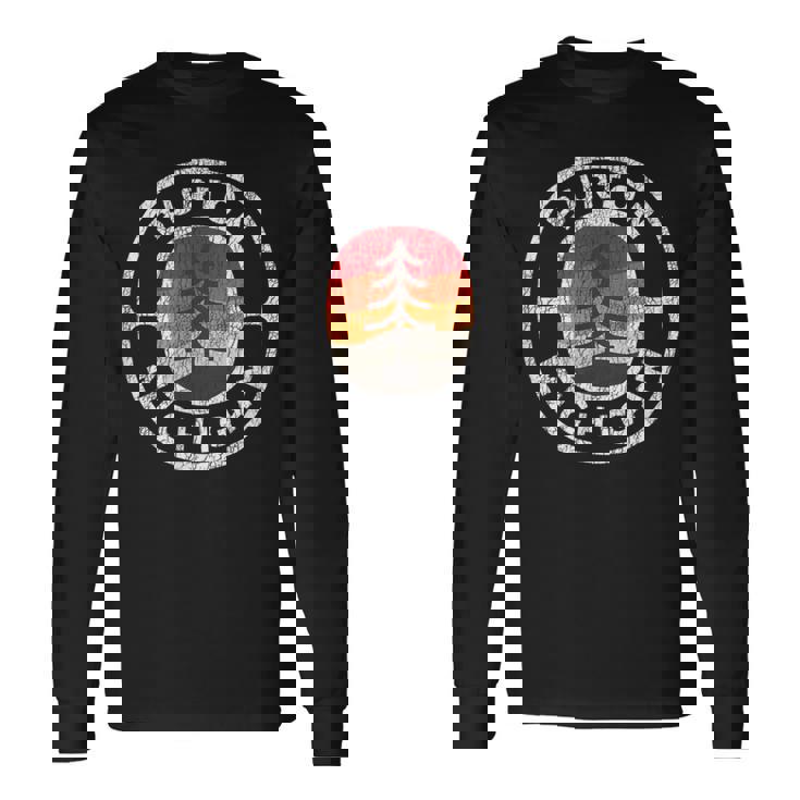 Burton Michigan ビンテージ レトロ グラフィック 長袖Tシャツ